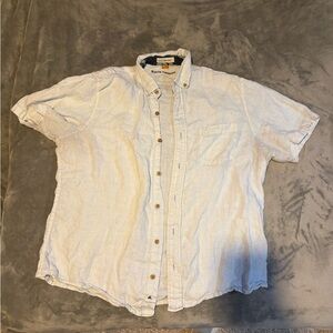 Tommy Hilfiger Men's Light Blue Casual Button Down Shirt